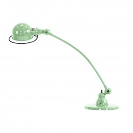 Lampe courbe LOFT - vert d'eau