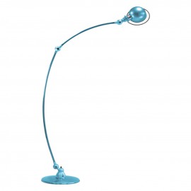 Lampe courbe LOFT - bleu pastel