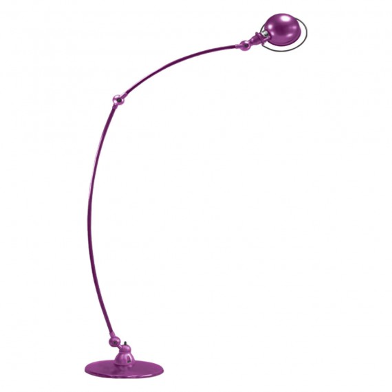 JIELDé Lampe courbe LOFT - fuchsia violet 