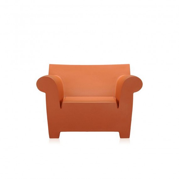 Kartell Bubble Club rouge terre 
