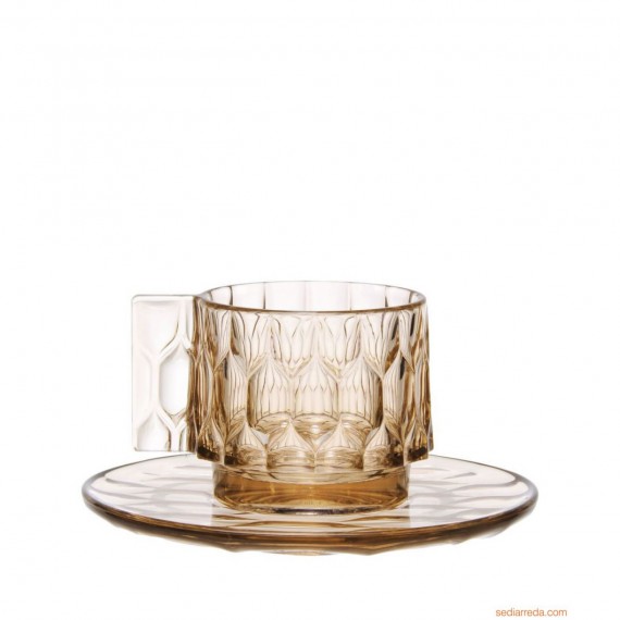 Kartell Jellies family coffee cup rose 
