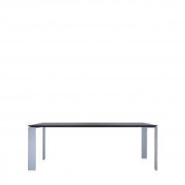 Table Four noir aluminium