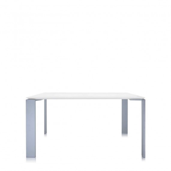 Kartell Table Four blanc aluminium 