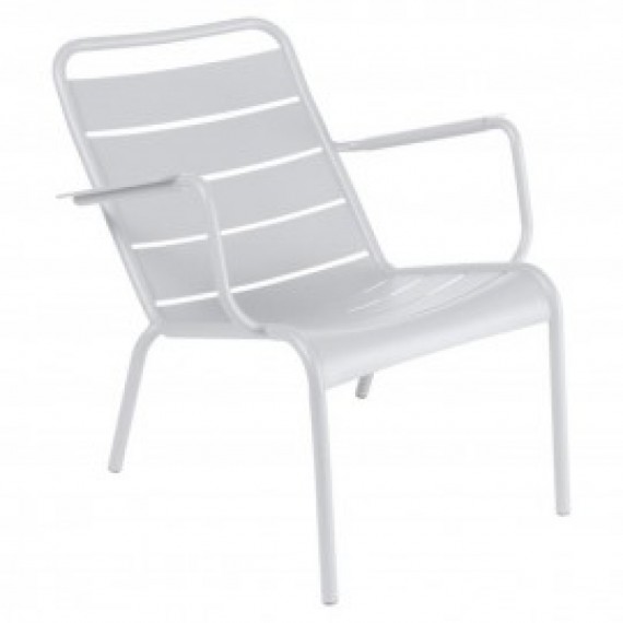 FERMOB Fauteuil bas LUXEMBOURG - blanc coton 