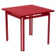 Table carrée COSTA - coquelicot