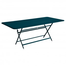 Table rectangulaire CARACTÈRE - bleu acapulco Fermob