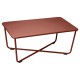 Table basse CROISETTE - ocre rouge