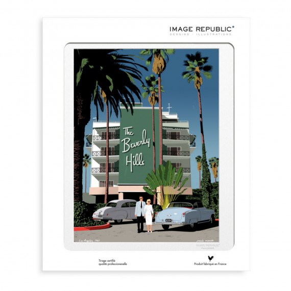 IMAGE REPUBLIC AFFICHE BEVERLY HILLS COLLECTION PAOLO MARIOTTI 