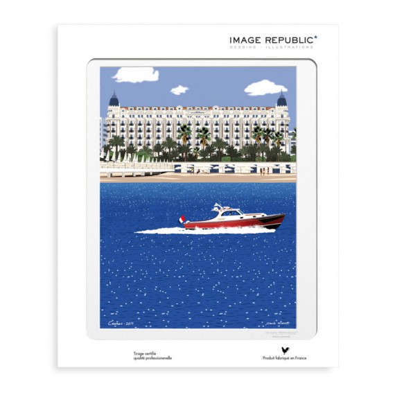 IMAGE REPUBLIC AFFICHE CANNES COLLECTION PAOLO MARIOTTI 