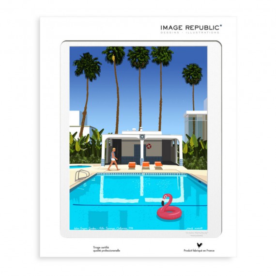 IMAGE REPUBLIC AFFICHE PALM SPRINGS COLLECTION PAOLO MARIOTTI 