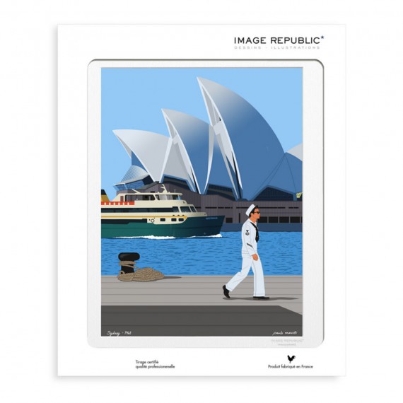 IMAGE REPUBLIC AFFICHE SYDNEY COLLECTION PAOLO MARIOTTI 
