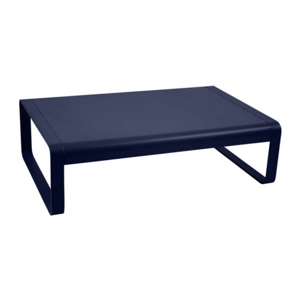 Fermob Table basse rectangulaire BELLEVIE - bleu abysse 
