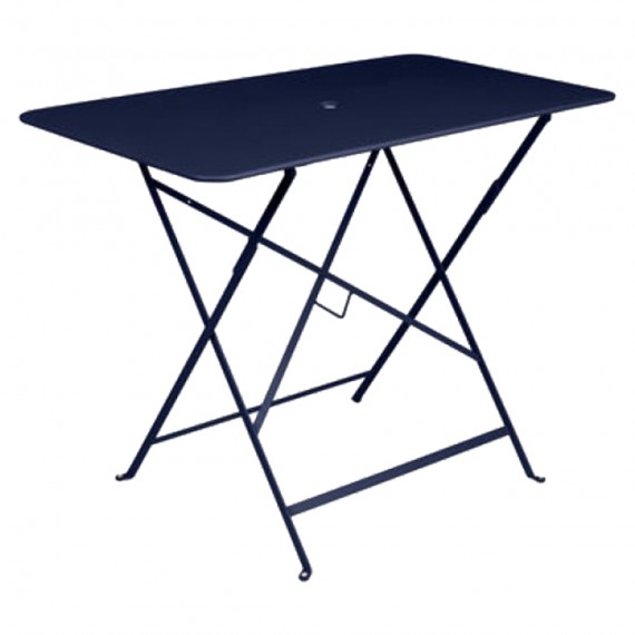 FERMOB Table rectangulaire BISTRO - bleu abysse 