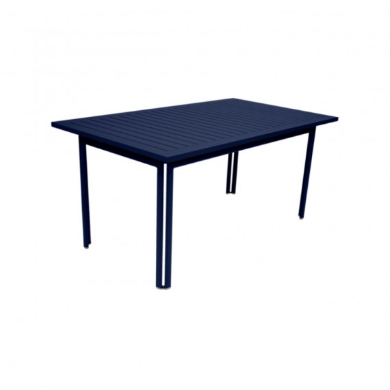 FERMOB Table rectangulaire COSTA Bleu abysse 