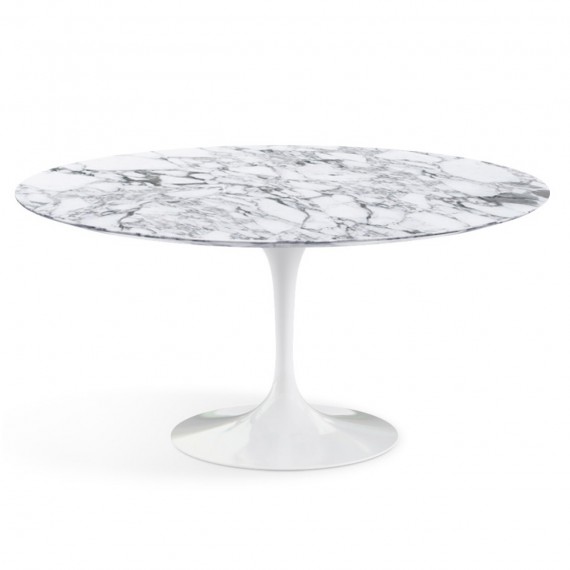 Knoll Table de repas Saarinen ronde marbre 