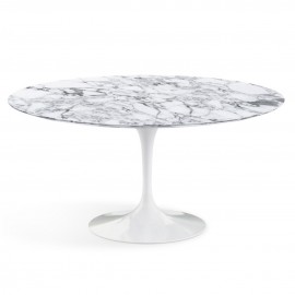Table de repas Saarinen ronde marbre Knoll
