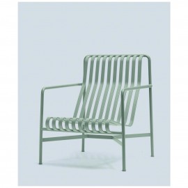 Palissade lounge chair high sky grey Hay