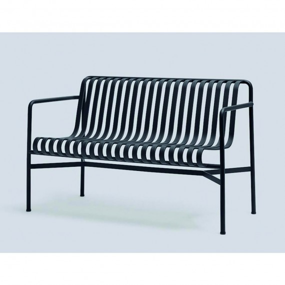 Hay Palissade dining bench anthracite 