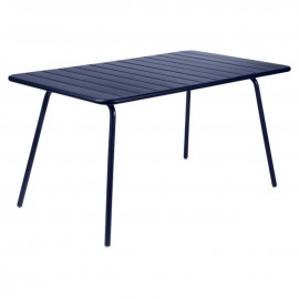 Table rectangulaire LUXEMBOURG - bleu abysse FERMOB