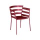 Fauteuil RYTHMIC - ocre rouge