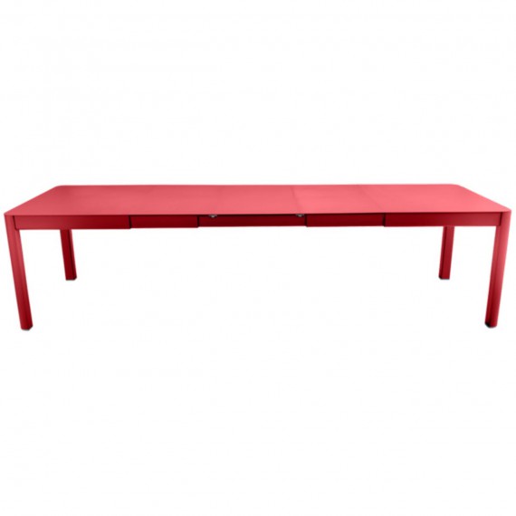 Fermob Table à rallonges RIBAMBELLE XL - coquelicot 