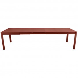 Table à rallonges RIBAMBELLE XL - ocre rouge Fermob