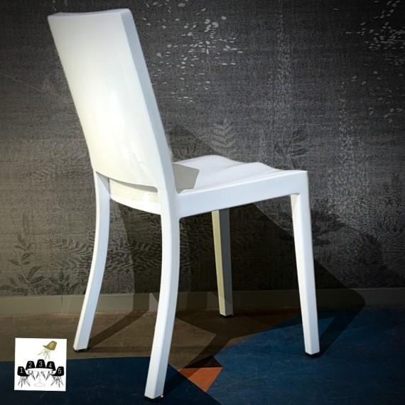 Emeco chaise hudson blanche lot de 6 