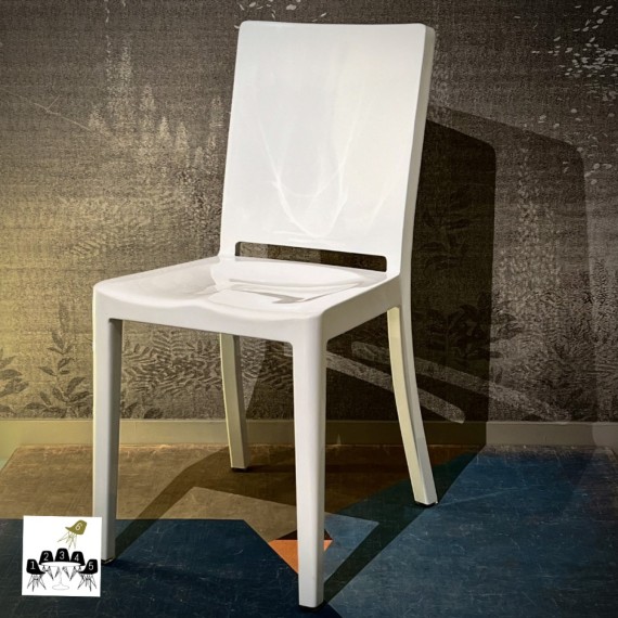 Emeco chaise hudson blanche lot de 6 