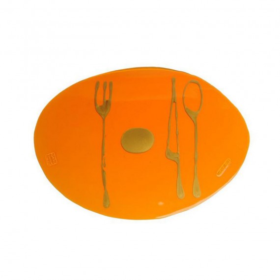 Fish Design SET DE TABLE Orange 