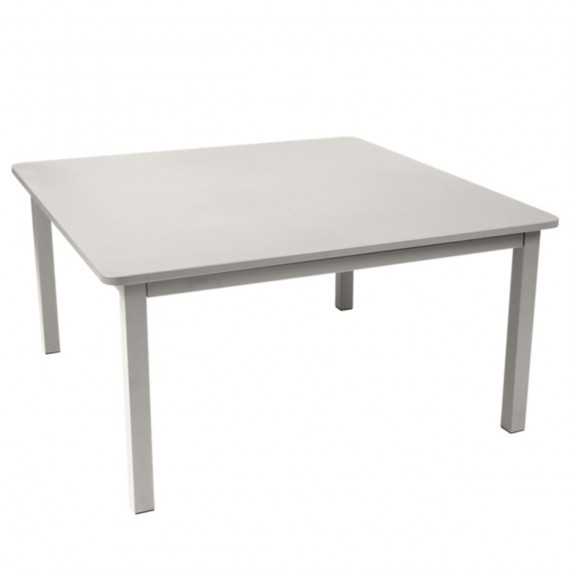 Fermob Table carrée CRAFT - gris argile 