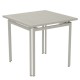Table carrée COSTA - gris argile
