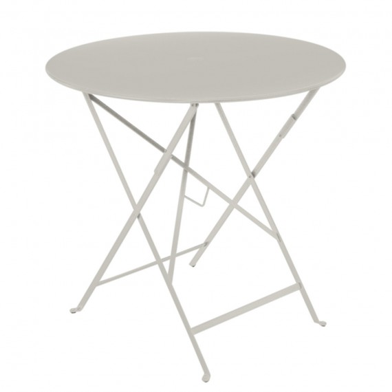 Fermob Table ronde BISTRO - gris argile 
