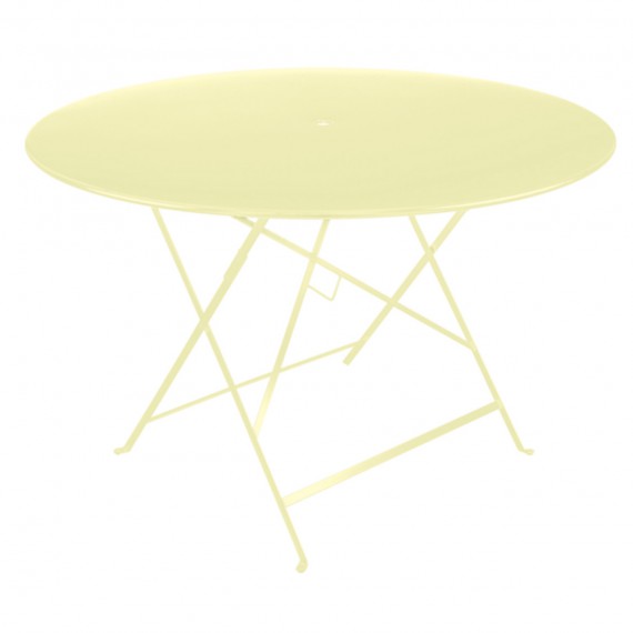 Fermob Table ronde BISTRO - citron givré 