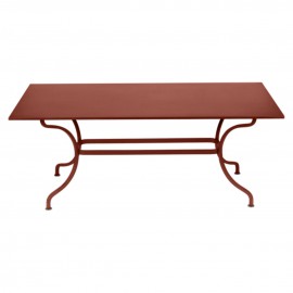Table rectangulaire ROMANE - ocre rouge Fermob