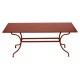 Table rectangulaire ROMANE - ocre rouge
