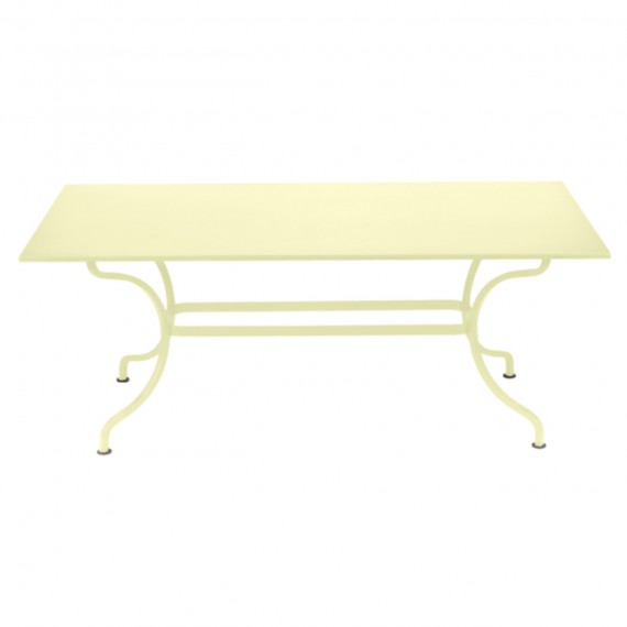 Fermob Table rectangulaire ROMANE - citron givré 