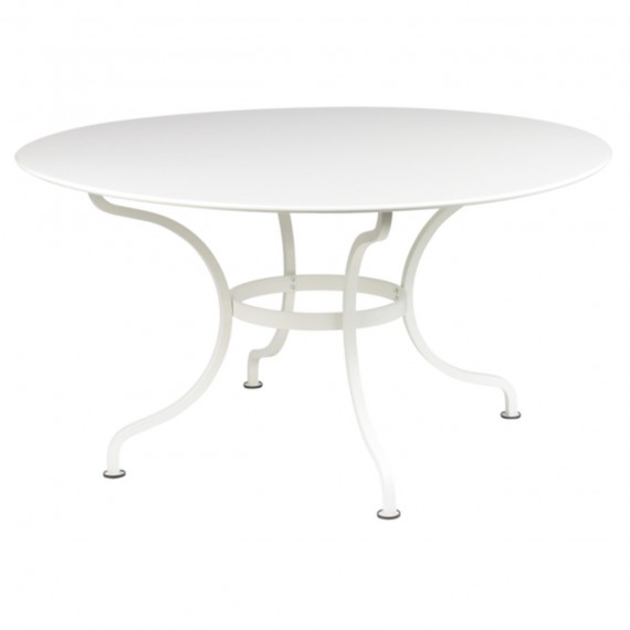 Fermob Table ronde ROMANE - blanc 