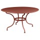 Table ronde ROMANE - ocre rouge