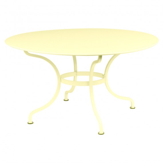 Fermob Table ronde ROMANE - citron givré 