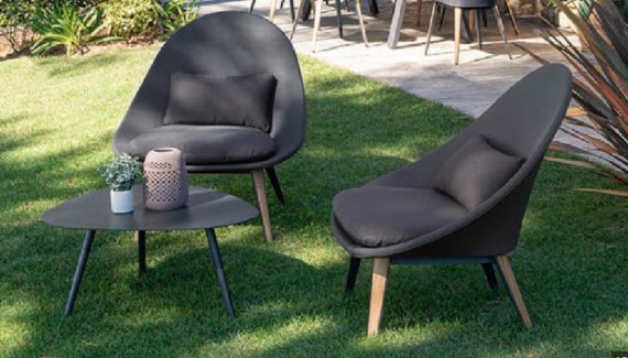 Vlaemynck Table basse VANITY - Anthracite 