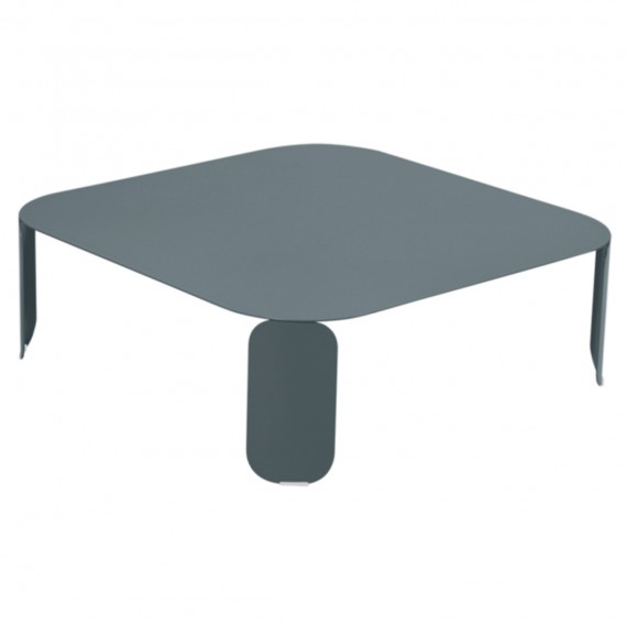 Fermob Table basse carrée BEBOP - gris orage 