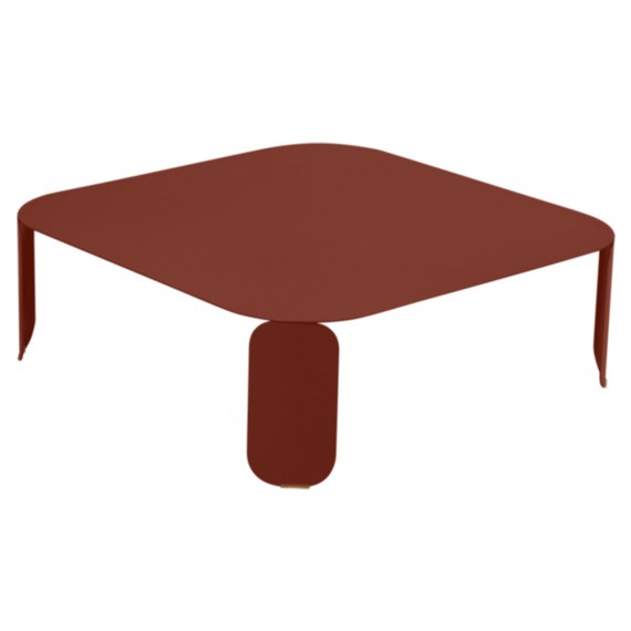 Fermob Table basse carrée BEBOP - ocre rouge 