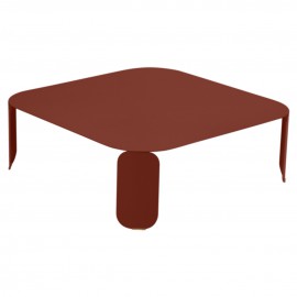 Table basse carrée BEBOP - ocre rouge Fermob