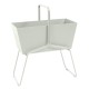 Jardinière haute BASKET - gris argile