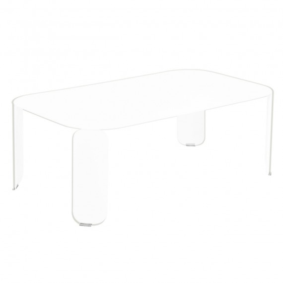 Fermob Table basse rectangulaire BEBOP - blanc 