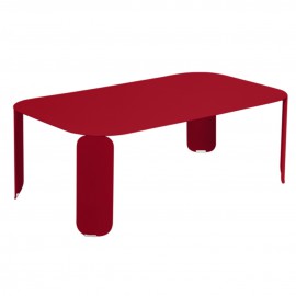 Table basse rectangulaire BEBOP - coquelicot Fermob