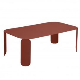 Table basse rectangulaire BEBOP - ocre rouge Fermob