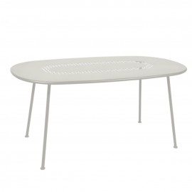 Table ovale LORETTE - gris argile Fermob