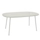 Table ovale LORETTE - gris argile