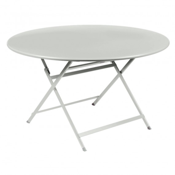 Fermob Table ronde CARACTÈRE - gris argile 